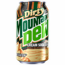 Mountain Dew Dirty Cream Soda Can Zero Sugar (12x355ml)