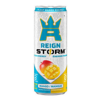 [Canada] Reign Storm Energy Mango Can 355 Ml x 12 Pack