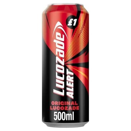 [UK] Lucozade Alert Original Can 500 Ml x 12 Pack