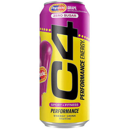 [CA] C4 Energy Grape Popsicle 473 Ml x 12 Pack