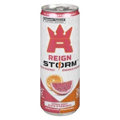 [Canada] Reign Storm Energy Citrus Zest Can 355 Ml x 12 Pack