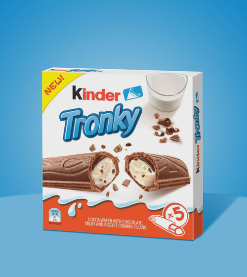 Kinder Tronky Chocolate Bar (20x90g)