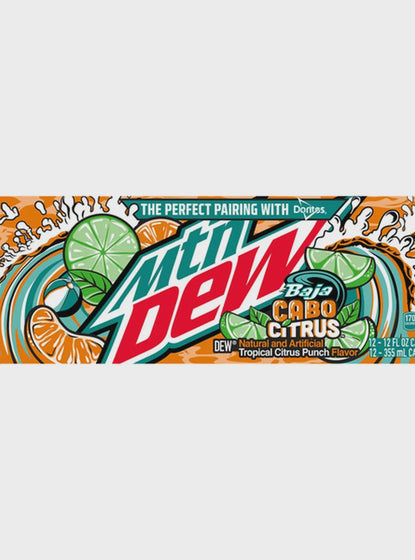 Mountain Dew Cabo Citrus (12 x 355ml)