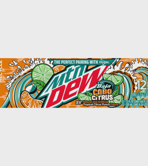 Mountain Dew Cabo Citrus (12 x 355ml)