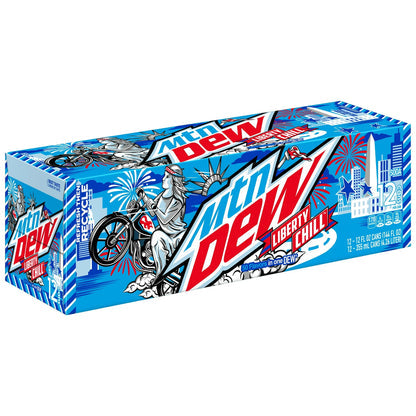 Mountain Dew Liberty Chill 12oz 12ct (Shipping Extra, Click for Details)