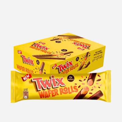 Twix Wafer Rolls (12 x 22.5g)