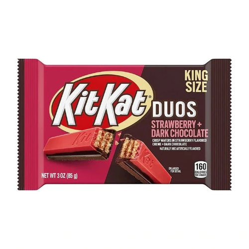 KitKat DUOS Strawberry + Dark Chocolate KING SIZE! x 24 Box