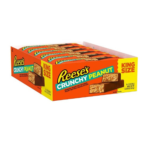 Reese's Crunchy Peanut KING SIZE! x 16 Box