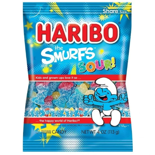 Haribo Sour Smurfs (Box of 12)