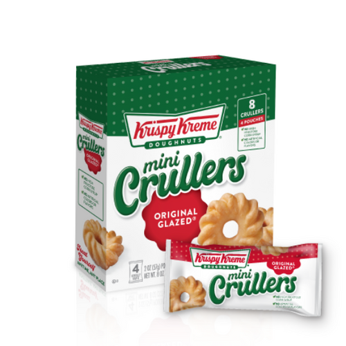 Krispy Kreme Doughnuts Mini Crullers Original x 4 Box – SnacksNow