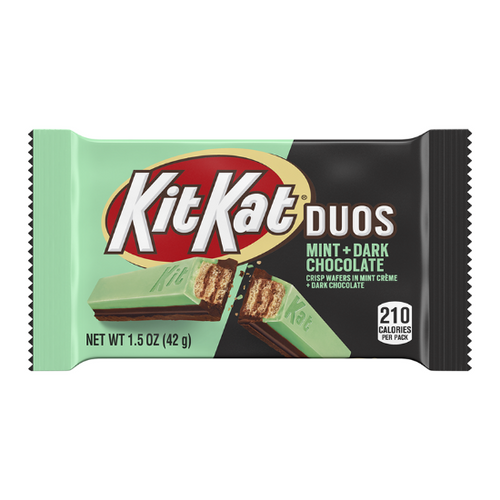 KitKat DUOS Mint + Dark Chocolate! Reg Size x 24 Box