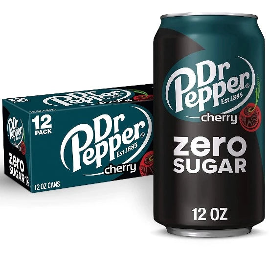 Dr Pepper Zero Sugar Cherry x 12 Case